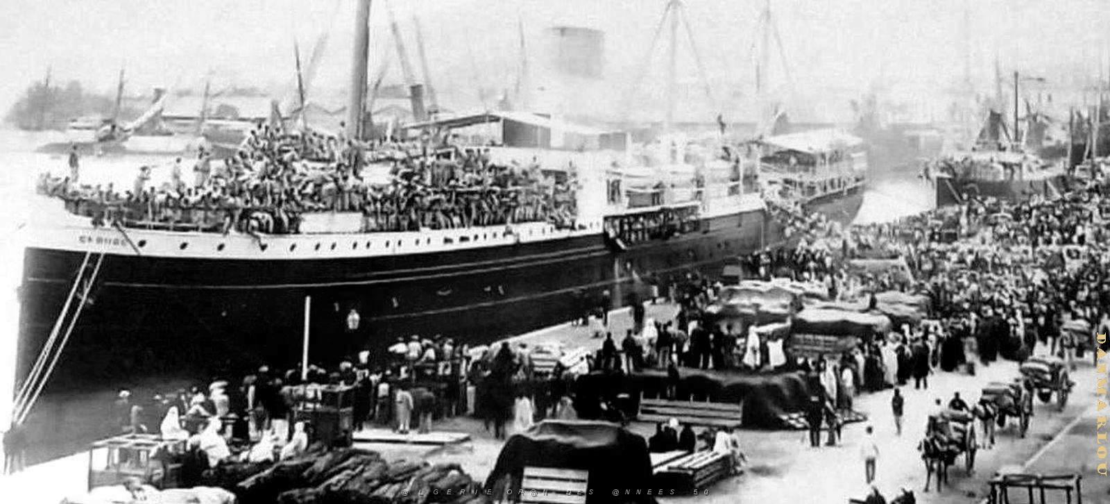 2489- Oran - Port - Paquebot Chodoc -2 - 1904 - 01.jpg